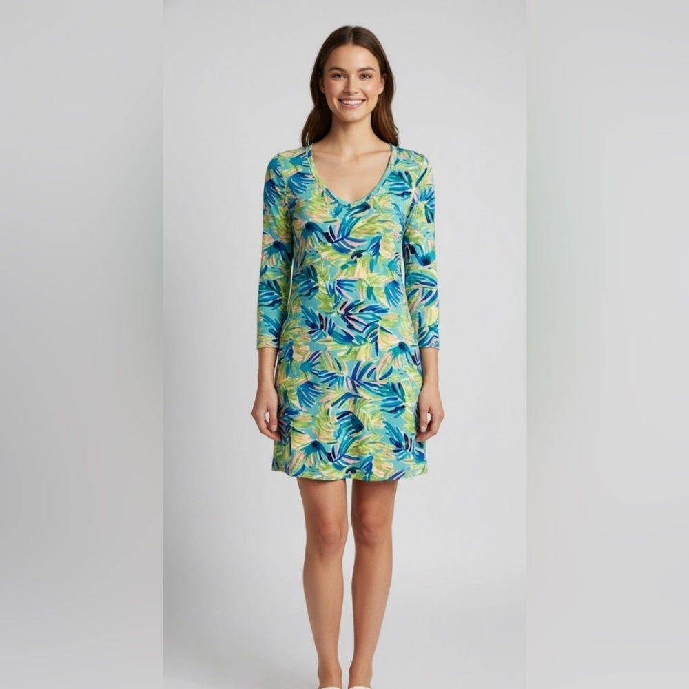 Lilly Pulitzer Devon dress multi serenity now size small
